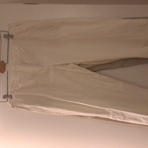 J Jill White 3/4 Cargo Pants